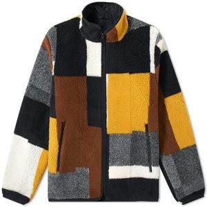 John Elliott Polar Fleece Full Zip Nashville Jacquard, Men’s Small